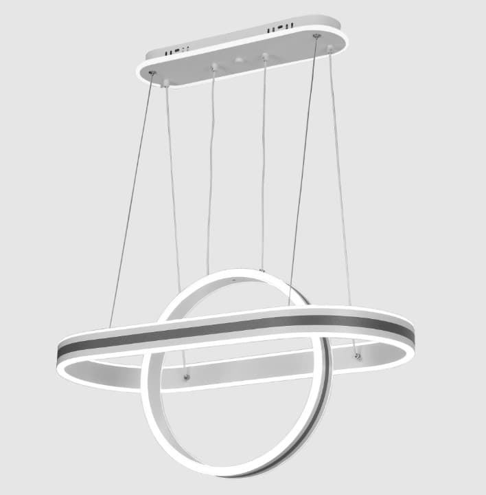 COLGANTE LED ALPES GRIS 112W CON MANDO - Imagen 1