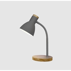 FLEXO EPIRO GRIS Y HAYA E27 - Imagen 1