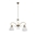 LAMPARA JAIPUR 3XE14 CUERO REGX46X46 CM - Imagen 1