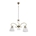 LAMPARA JAIPUR 3XE14 CUERO REGX46X46 CM - Imagen 1