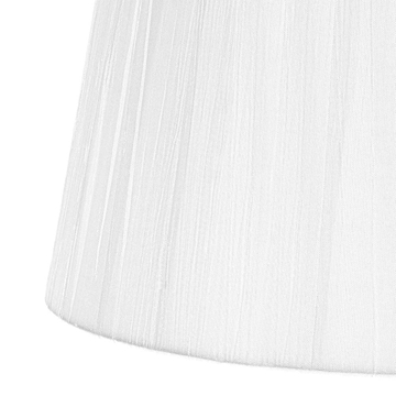 PANTALLA PLISADA LAURA E27 BLANCA 15DX12DX13H CONICA ABIERTA - Imagen 2