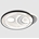 PLAFON LED EVORA BLANCO Y NEGRO 160W CON MANDO - Imagen 1